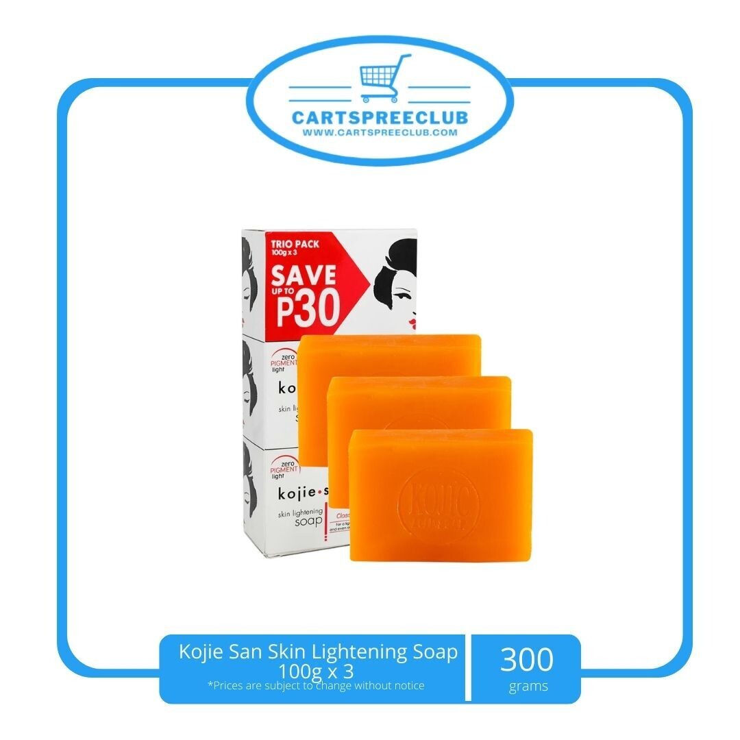 Kojie San Skin Lightening Soap 100g x 3