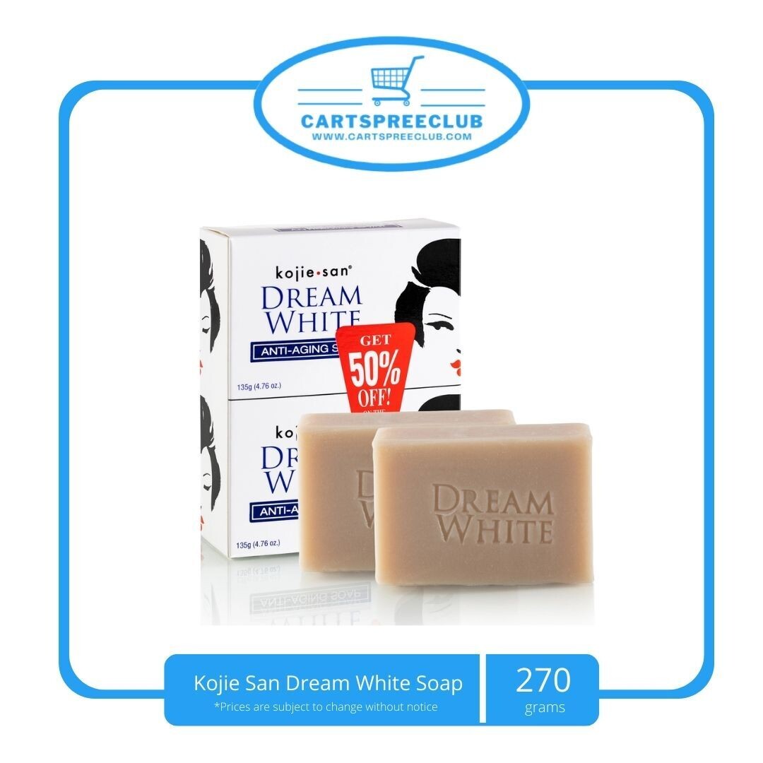 Kojie San Dream White Anti Aging Soap 135gx 2 (50% off on 2nd Soap)