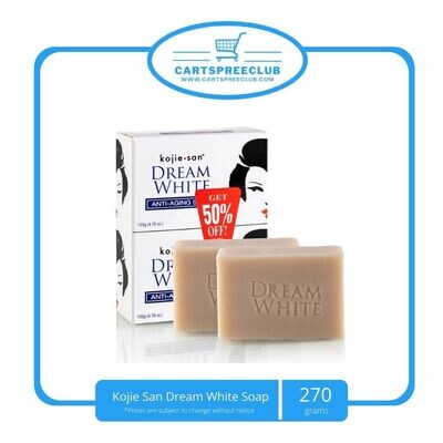 Kojie San Dream White Anti Aging Soap 135gx 2 (50% off on 2nd Soap)