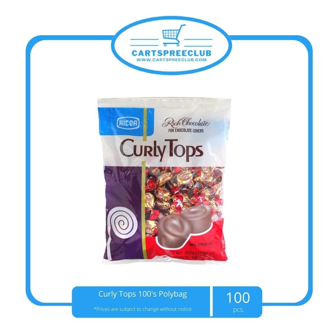 Curly Tops 100's Polybag