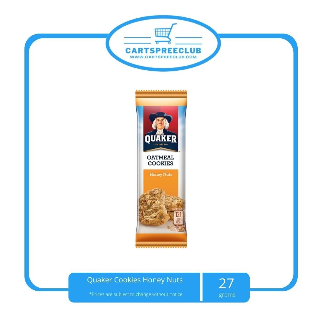 Quaker Cookie Honey Nuts 27g