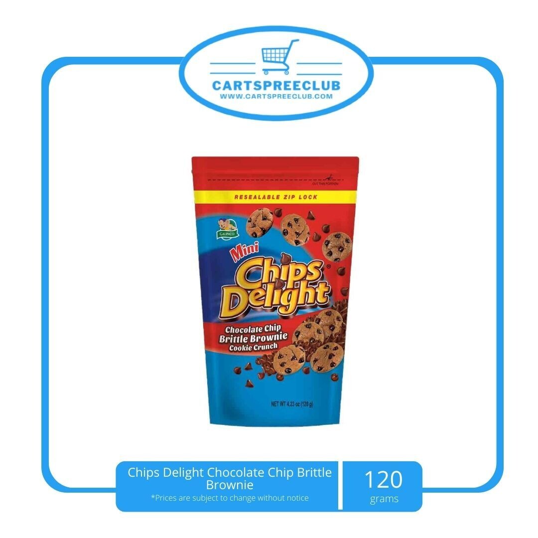 Chips Delight Chocolate Chip Brittle Brownie 120g