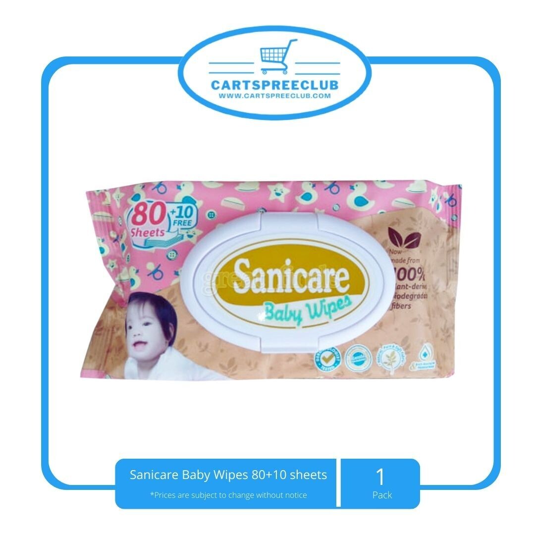 Sanicare Baby Wipes 80+10 sheets