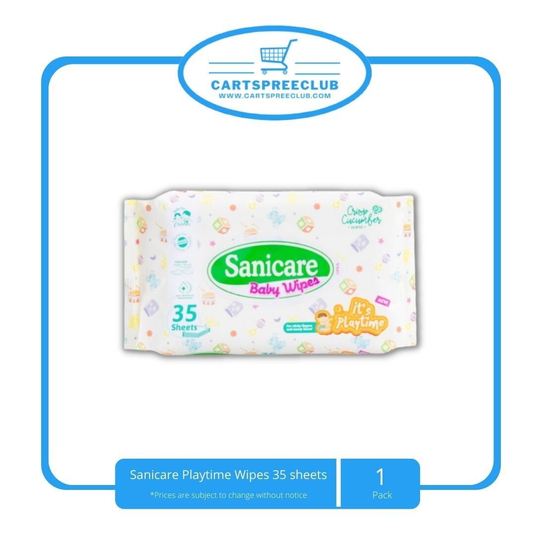 Sanicare Playtime Wipes 35 sheets
