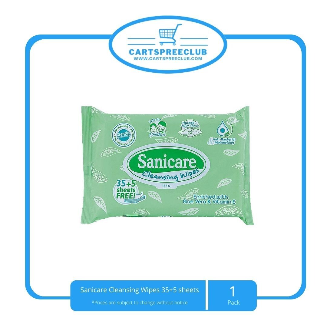 Sanicare Cleansing Wipes 35+5 sheets