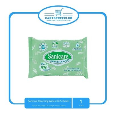 Sanicare Cleansing Wipes 35+5 sheets
