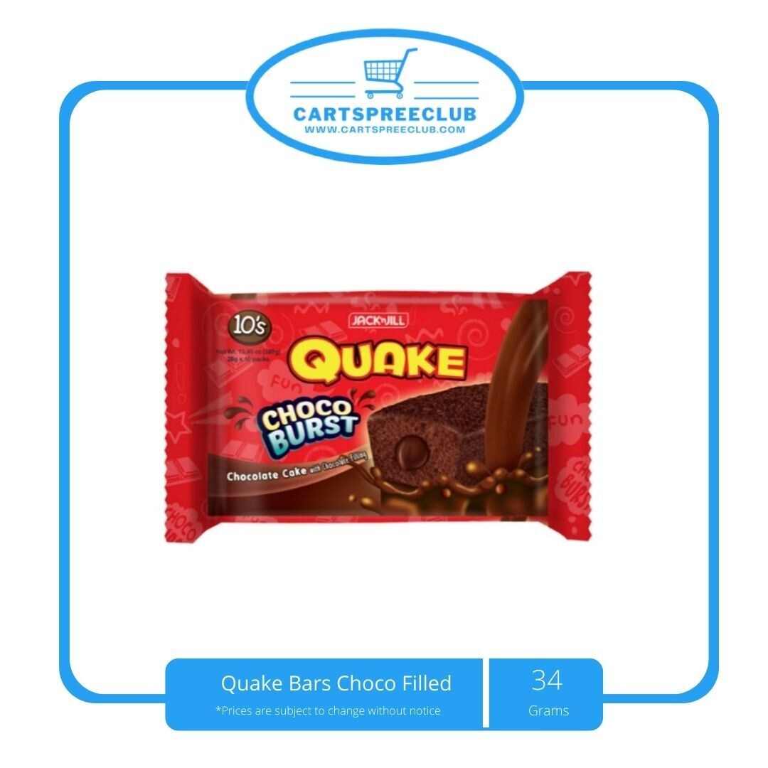 Quake Bars Choco Filled 38gx10's