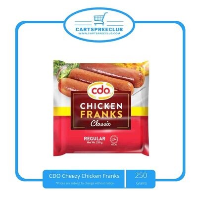 CDO Cheezey Chicken Franks 250g