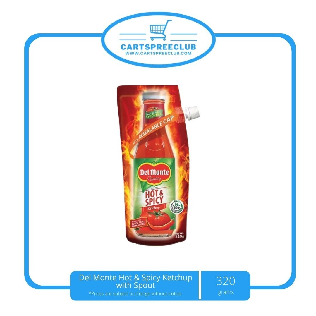 Del Monte Hot &amp; Spicy Ketchup with Spout 320g