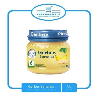 Gerber Bananas 80g