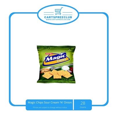 Magic Chips Sour Crean&#39;N&#39; Onion 28g