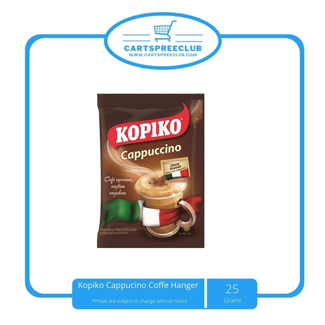 Kopiko Cappuccino Coffee Hanger 25g