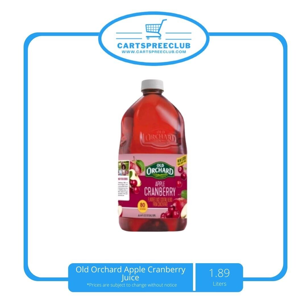 Old Orchard Apple- Cranberry 1.89 L