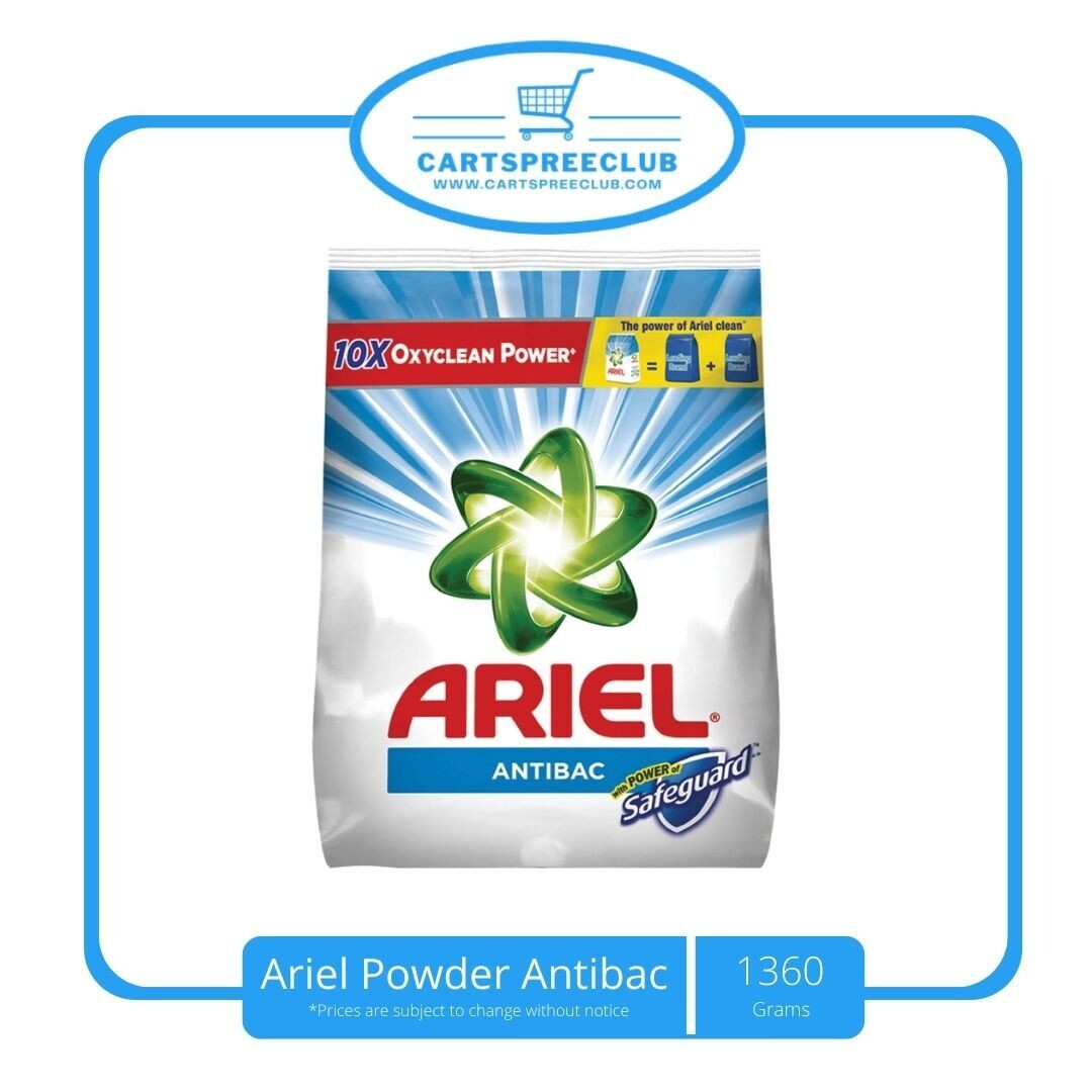 Ariel Detergent Powder Antibac 1320g