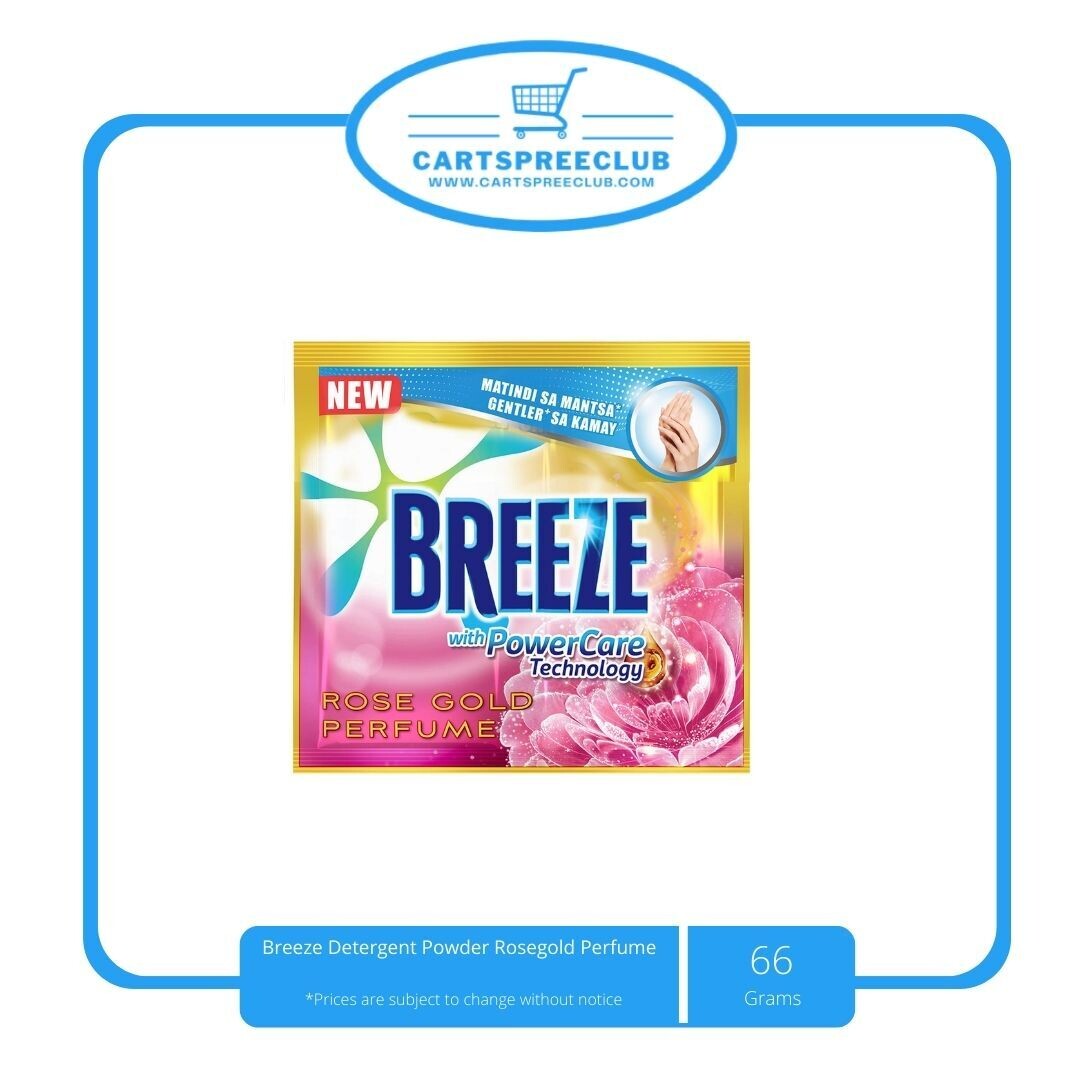 Breeze Detergent Powder Rosegold Perfue 66g