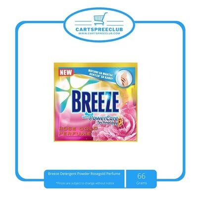 Breeze Detergent Powder Rosegold Perfue 66g