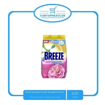 Breeze Detergent Powder Rosegold Perfume 630g
