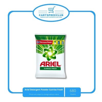 Ariel Detergent Powder Sunrse Fresh 680g