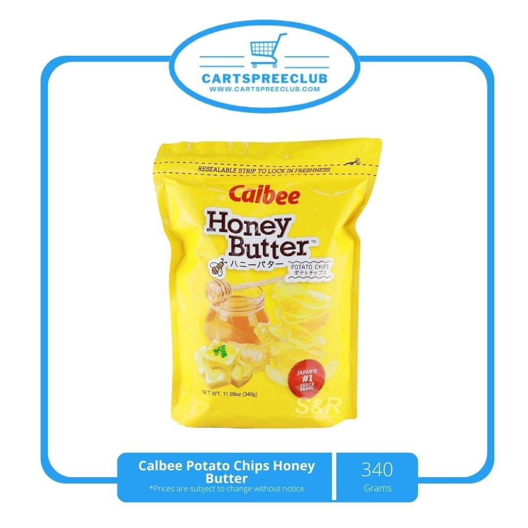 Calbee Potato Chips Honey Butter 340g