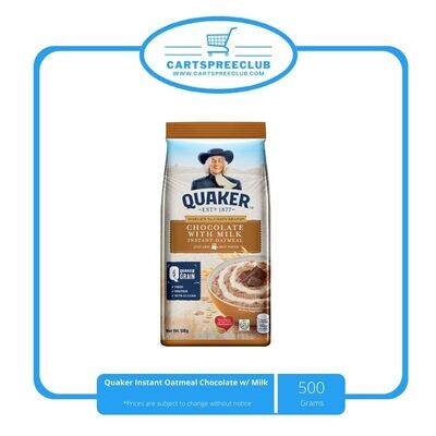 Quaker Instant Oatmeal Chocolate w/ Milk 500g