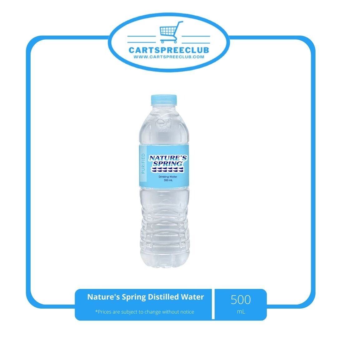 Nature&#39;s Spring Distilled Water 500ml