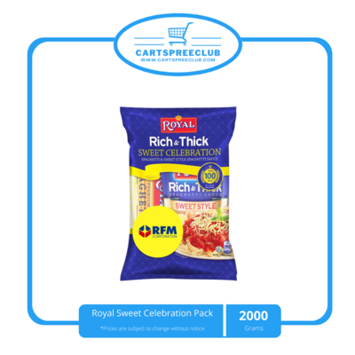 Royal Sweet Celebration Pack (1kg Sauce, 800g Pasta), 1.8kg