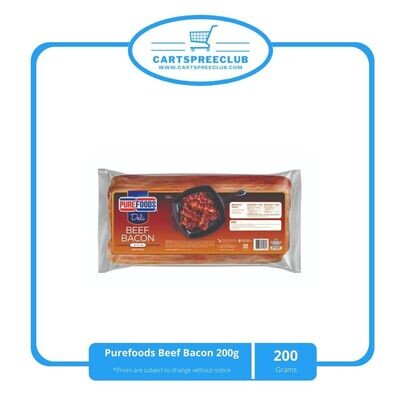 Purefoods Beef Bacon 200g