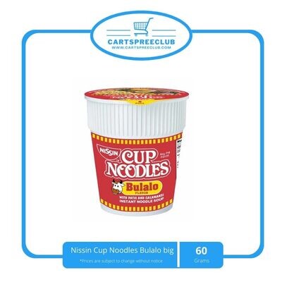 Nissin Cup Noodles Bulalo big