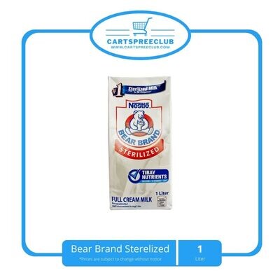 Nestle Bear Brand Sterilized Milk 1L
