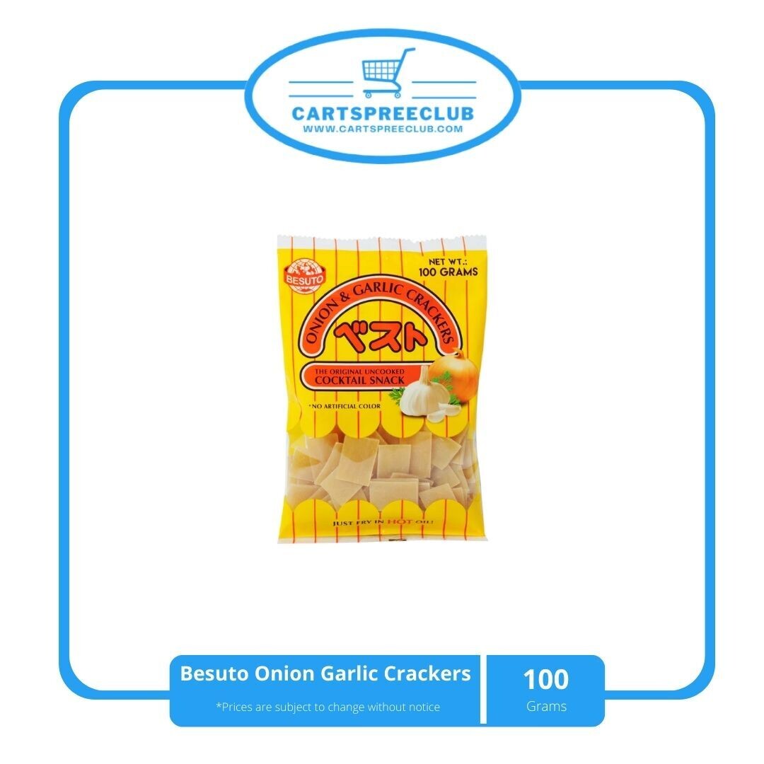 Besuto Onion Garlic Crackers 100g