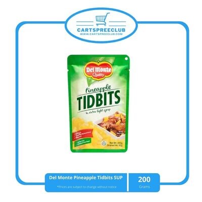 Del Monte Pineapple Tidbits 200g SUP