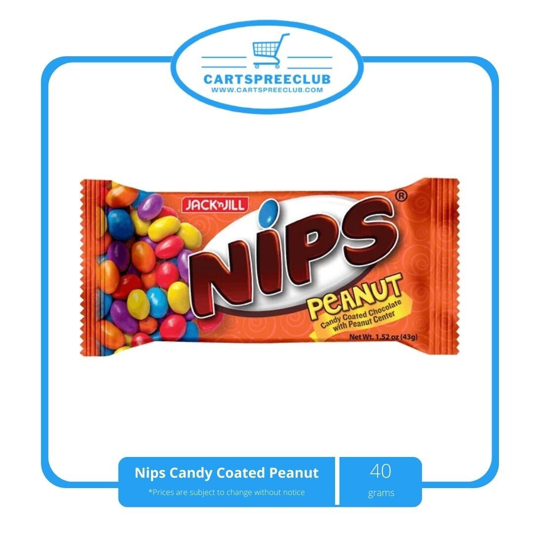 Nips Candy Coated Peanut 43g
