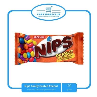 Nips Candy Coated Peanut 43g