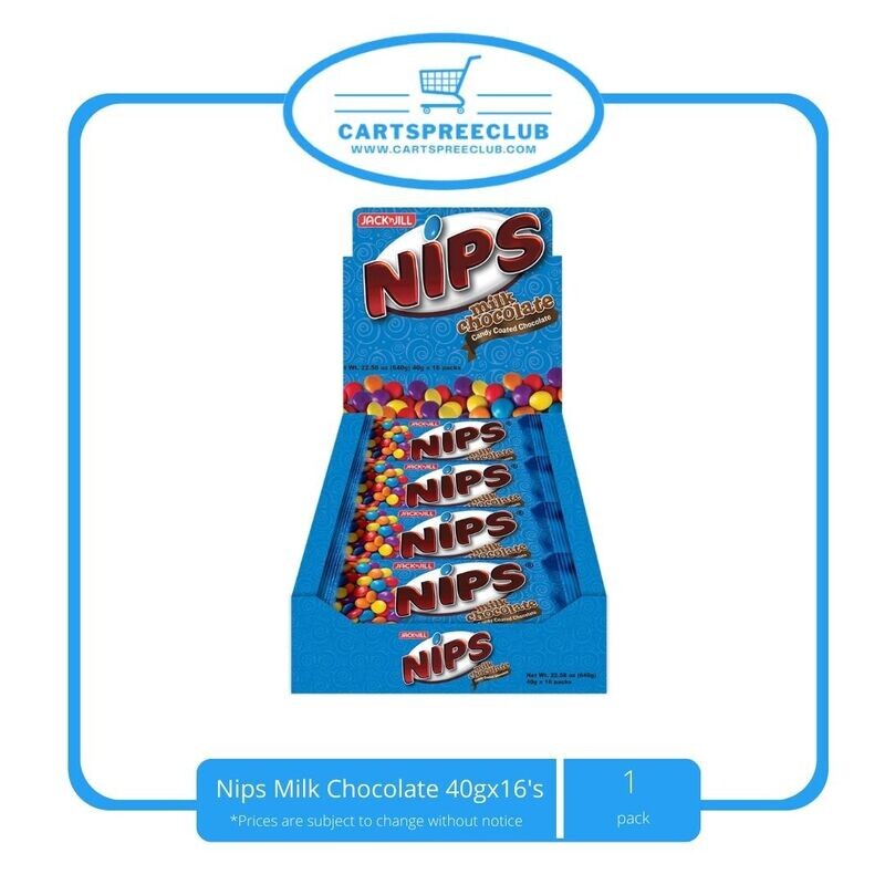 Nips Milk Chocolate 40gx16&#39;s