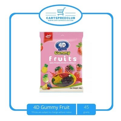 4D Gummy Fruit 45g