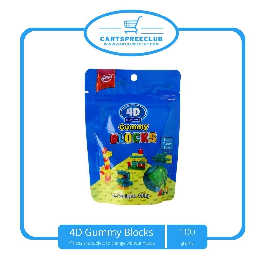 4D Gummy Blocks 100g