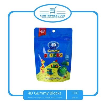 4D Gummy Blocks 100g