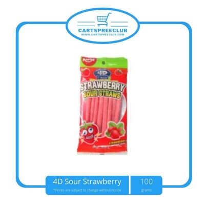 4D Sour Strawberry 100g