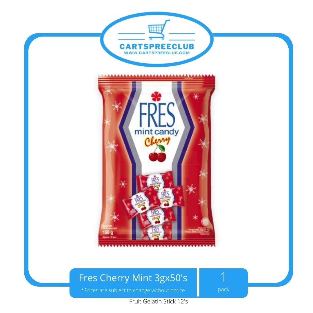 Fres Cherry Mint 3gx50's