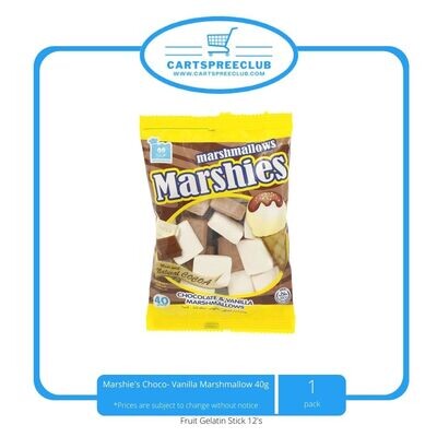 Marshie&#39;s Choco- Vanilla Marshmallow 40g