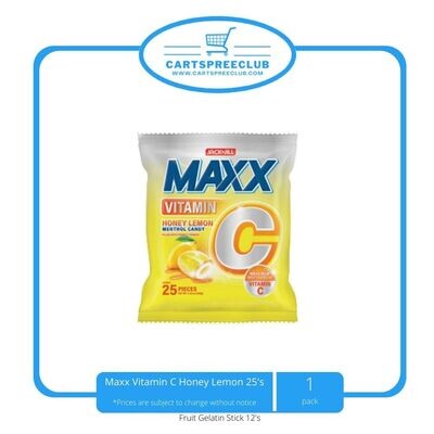Maxx Vitamin C Honey Lemon 25 pcs
