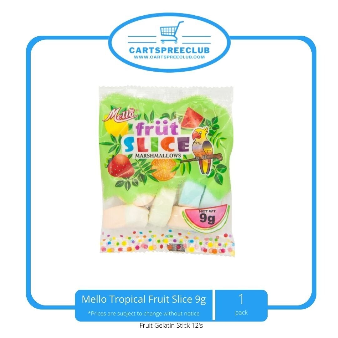 Mello Tropical Fruit Slice 9g