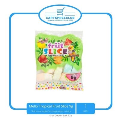 Mello Tropical Fruit Slice 9g