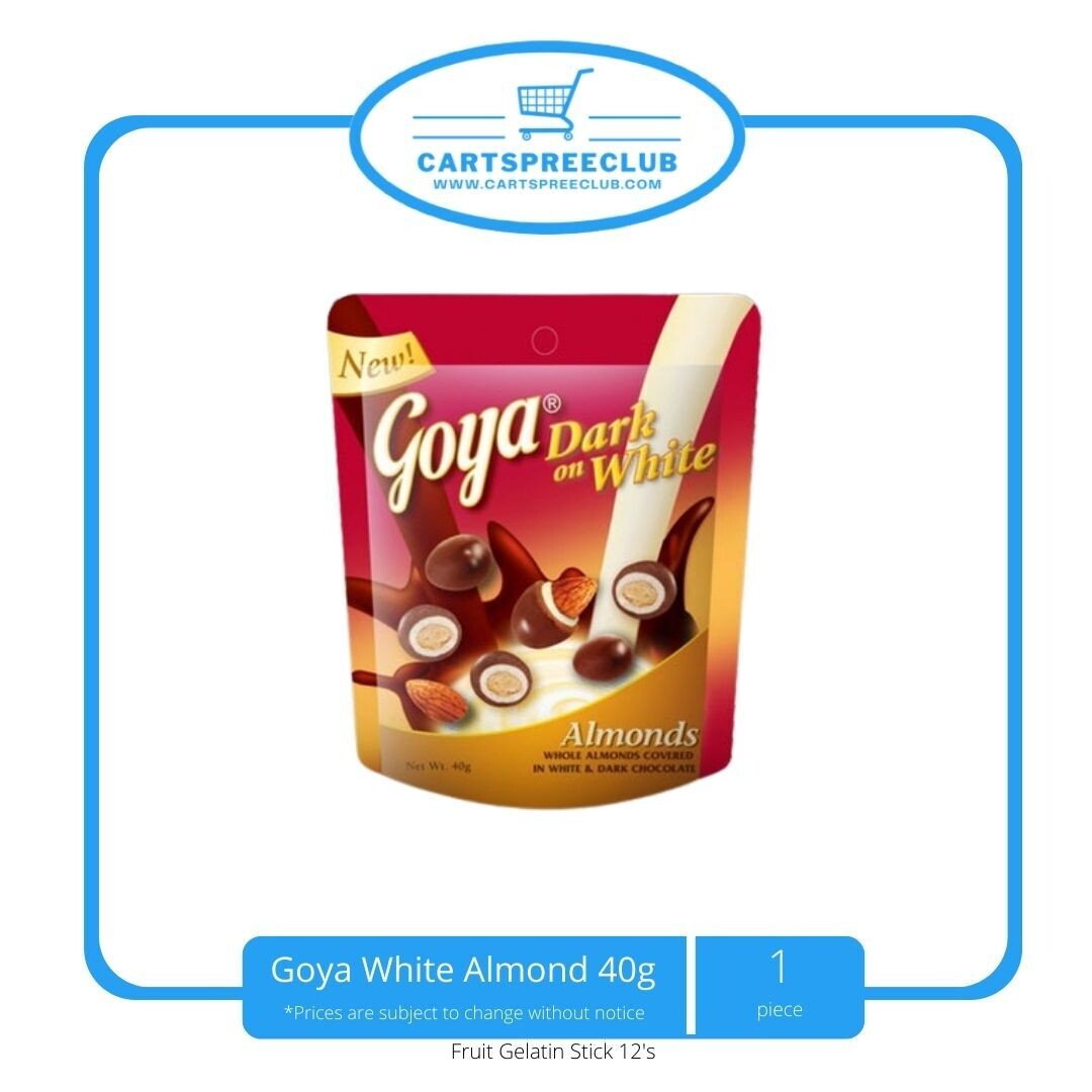 Goya Dark on White Almond 40g