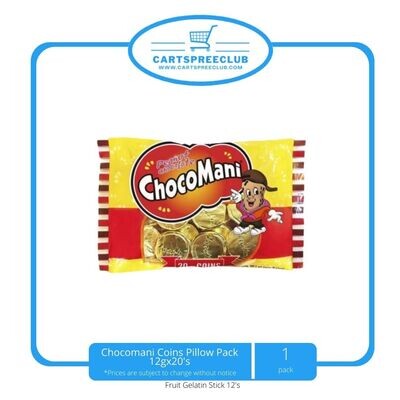 Chocomani Coins Pillow Pack 12gx20