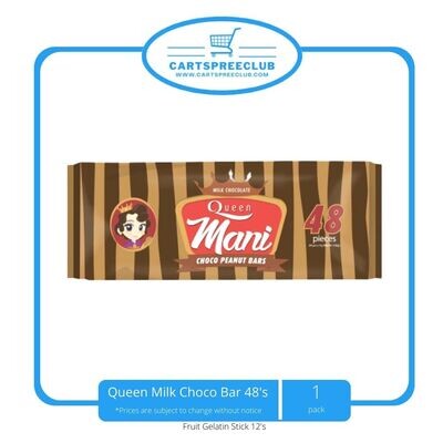 Queen Milk Choco Bar 48&#39;s
