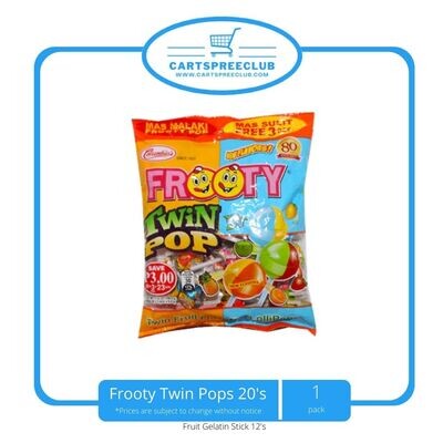 Frooty Twin Pops 20&#39;s
