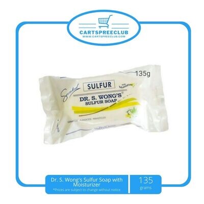 Dr. S. Wong&#39;s Sulfur Soap w/ Moisturizer 135g