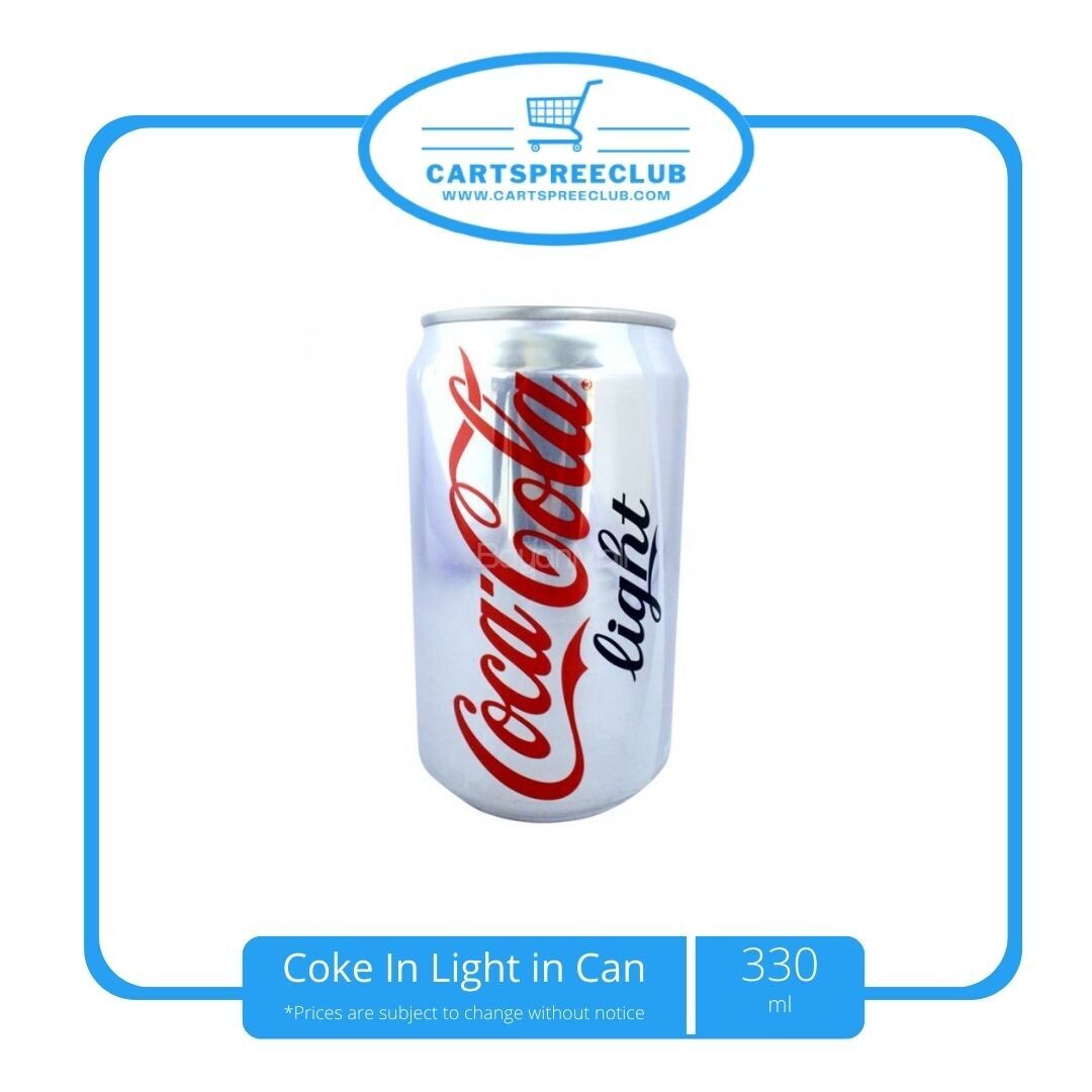 Coke In Light in Can 330mL