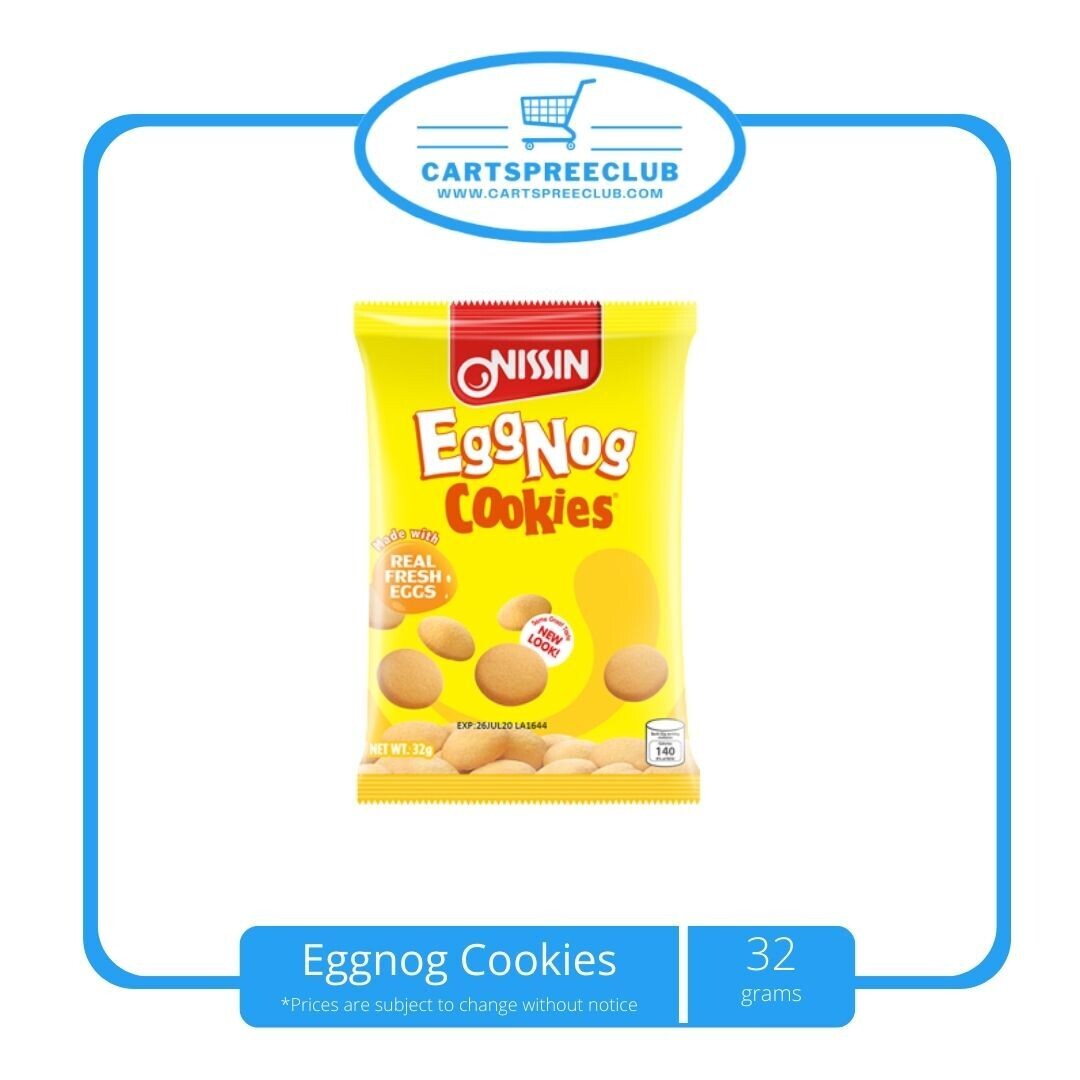 Nissin Eggnog Cookies 32g
